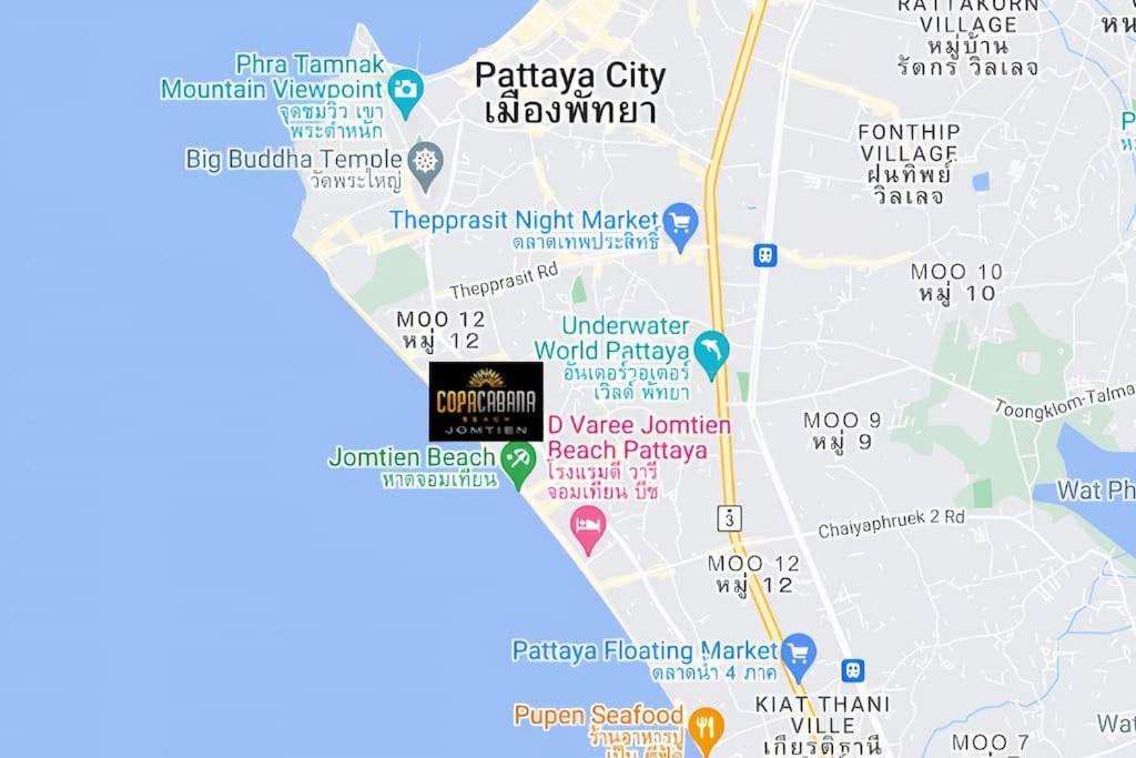 חוף ג'ומטיין Sea View 5 Star Facilities Luxury Stay At Pattaya מראה חיצוני תמונה